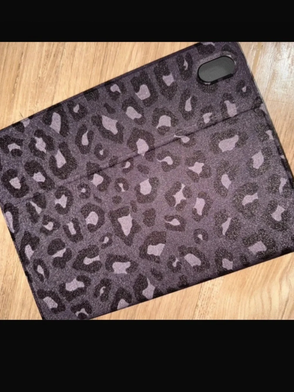 Like new leopard print iPad case